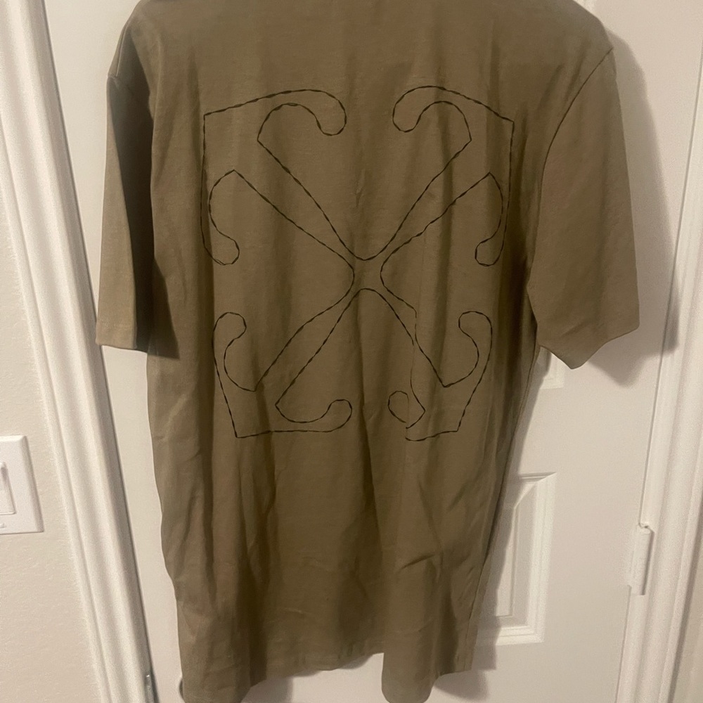 Off White Beige Tee